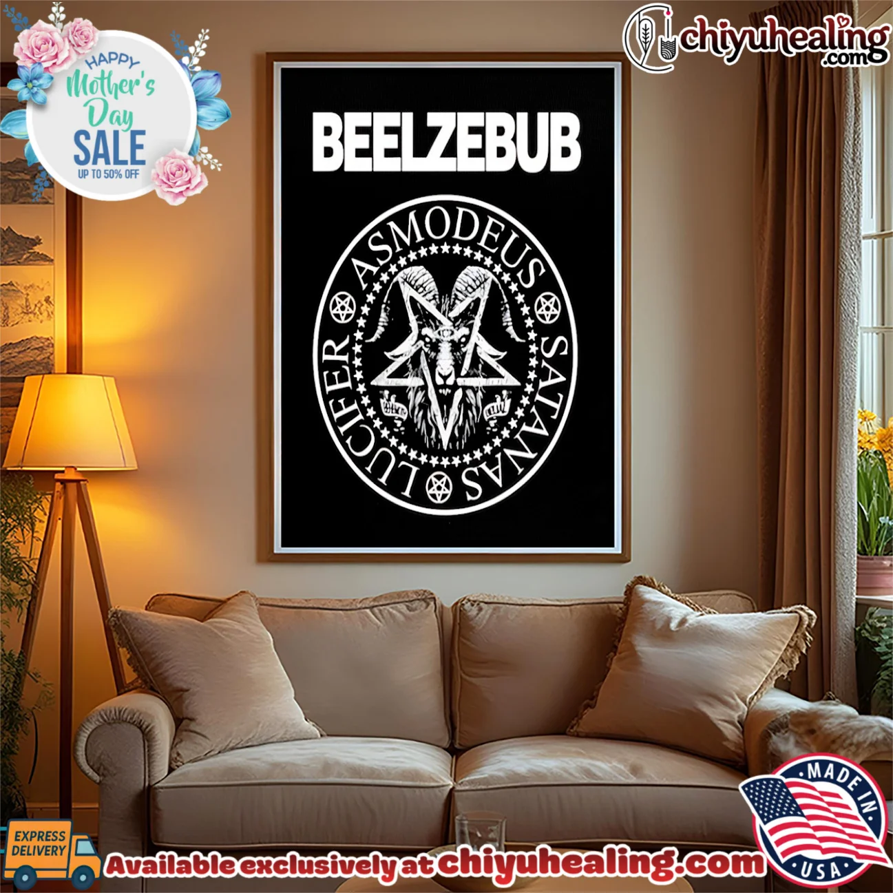 Beelzebub Asmodeus Satanas Lucifer Sigil of Baphomet shirt & hoodie Beelzebub Asmodeus Satanas Lucifer Sigil of Baphomet shirt & hoodie