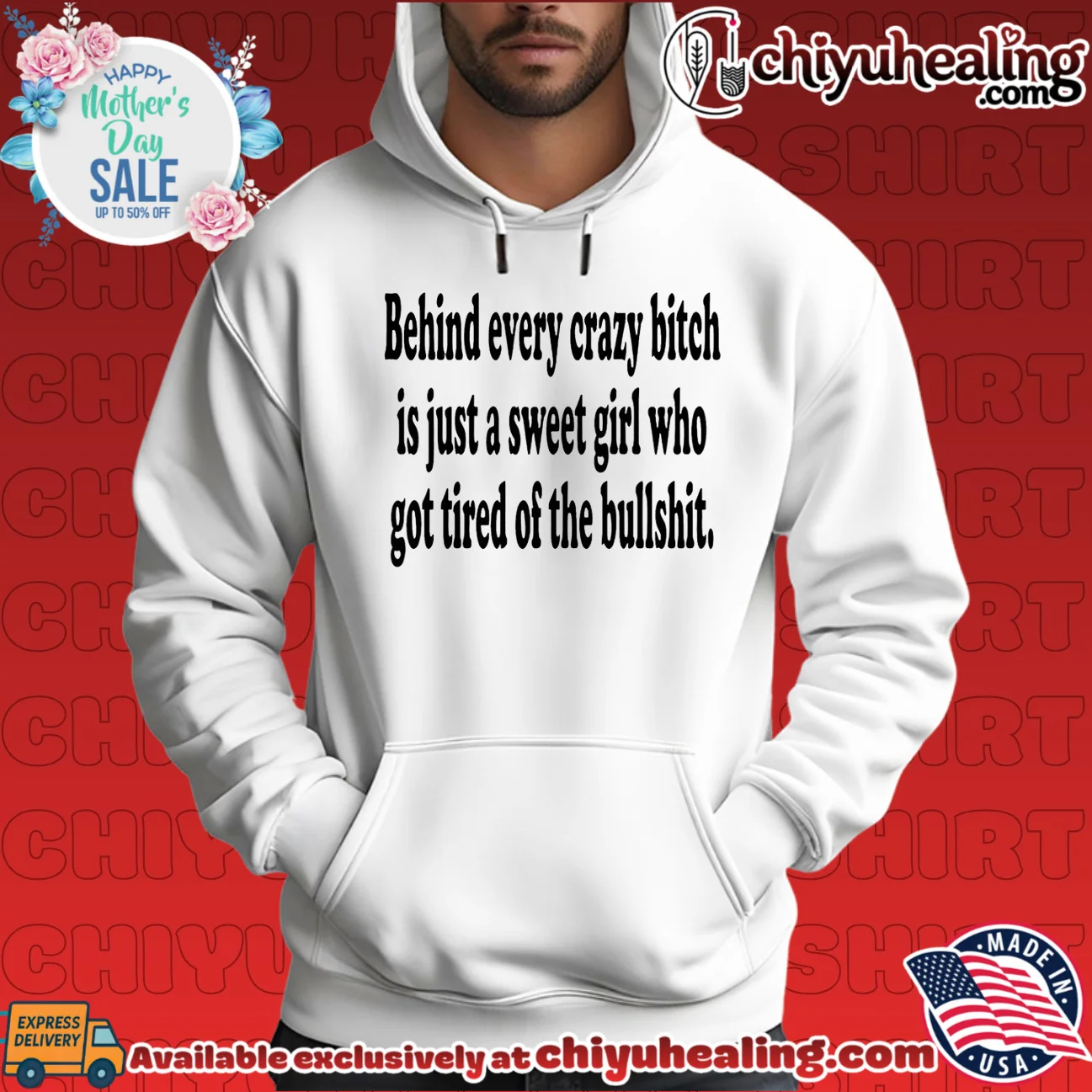 Behind every crazy bitch is just a sweet girl who got tired of the bullshit masterpiece shirt & hoodie - New Arrival Behind every crazy bitch is just a sweet girl who got tired of the bullshit masterpiece shirt & hoodie - New Arrival