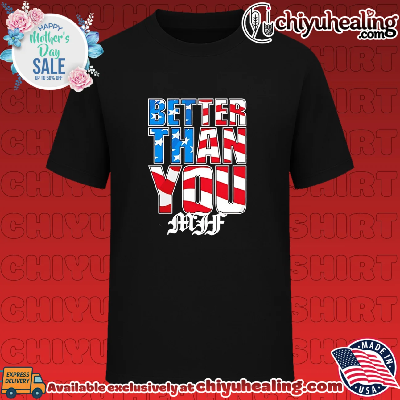 Better than you MJF American flag filler
