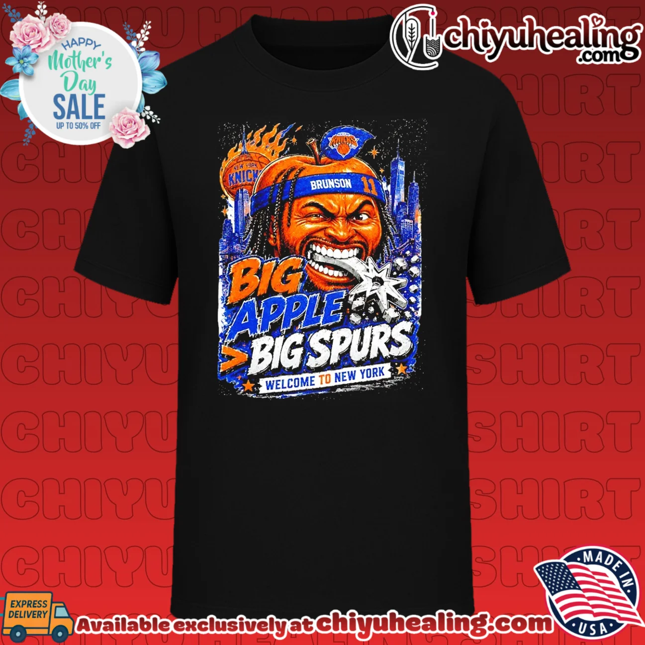 Big Apple Big Spurs Brunson New York Knicks 2026 World Champions