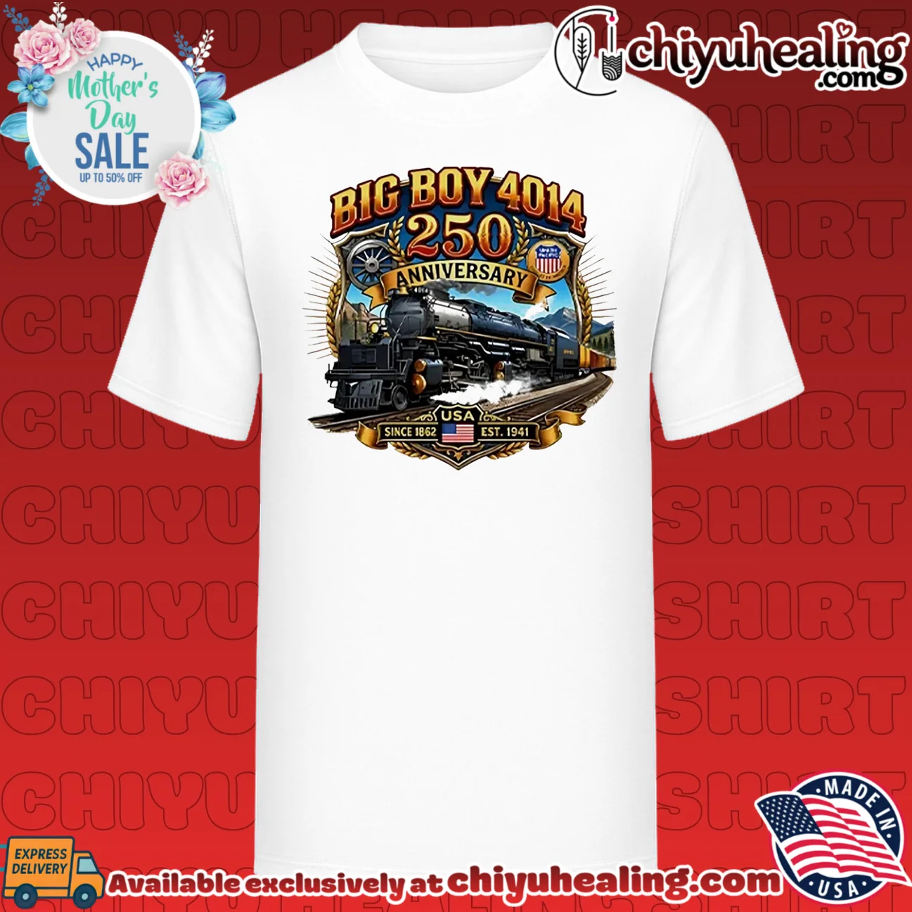 Big Boy 4014 Train USA 250th Anniversary