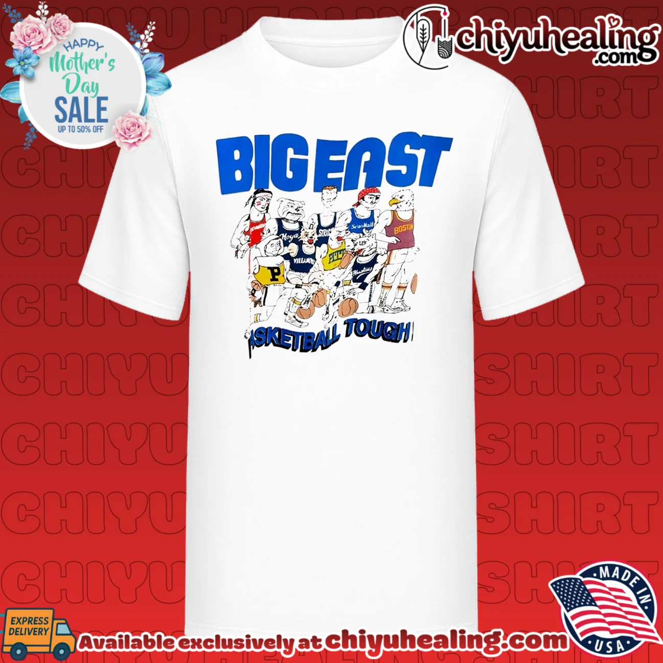 Big East Basketball Tough Mascot Collage