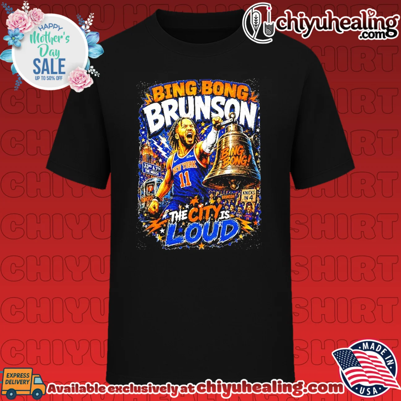 Bing Bong Brunson New York Knicks 2026 Nba Champions The City is Loud