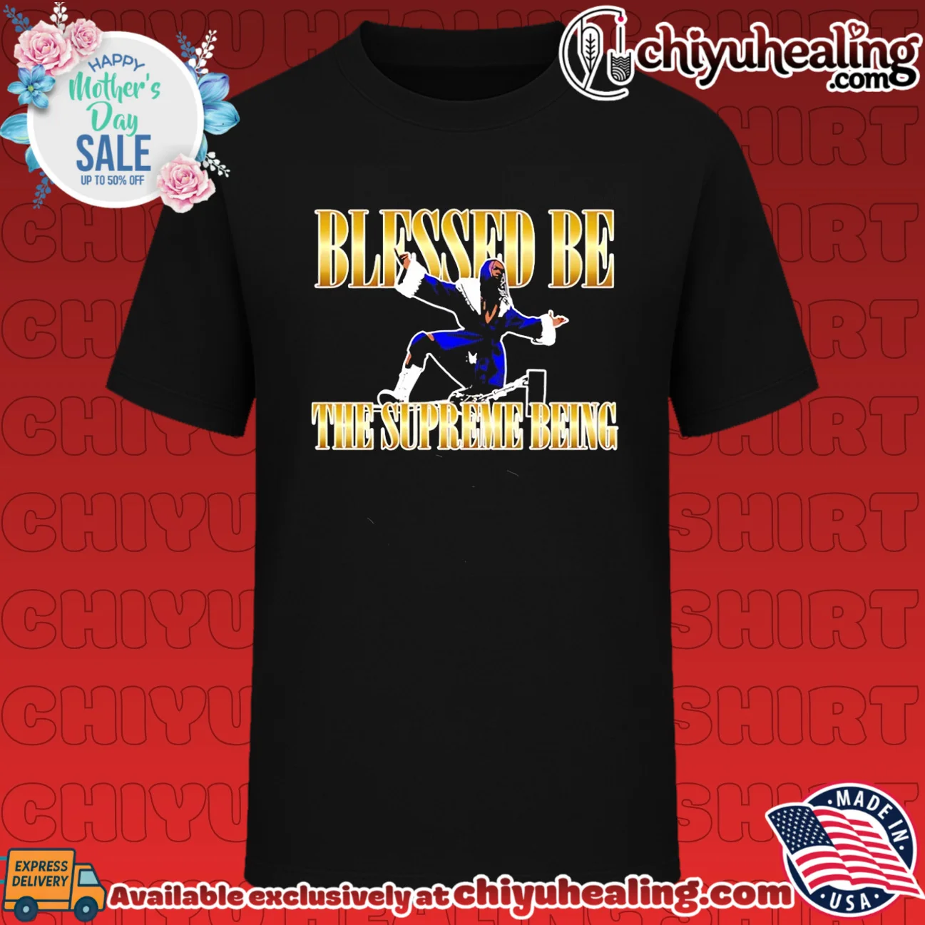 Blessed be te supreme being illustration shirt