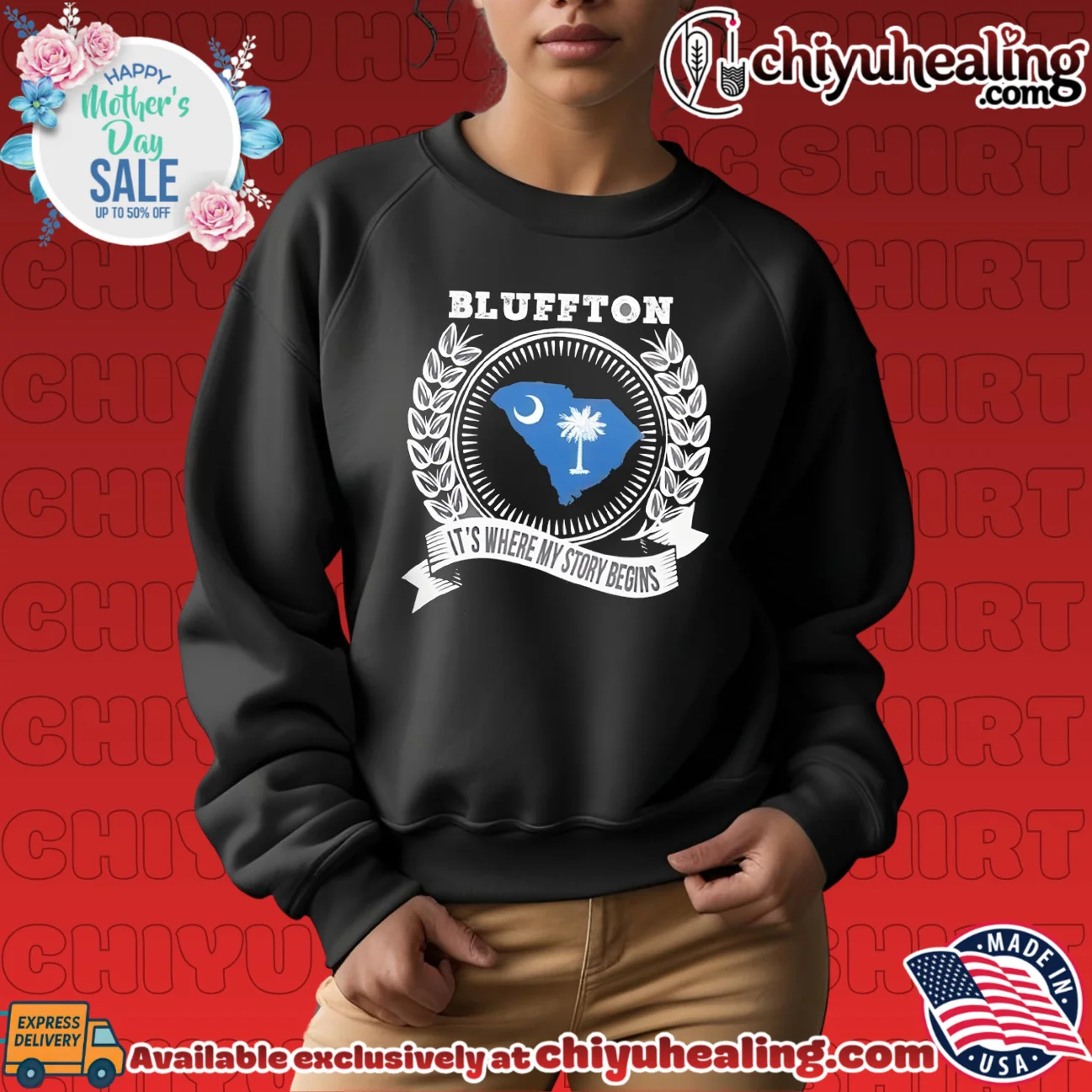 Blluffton it's where my story begins shirt & hoodie Blluffton it's where my story begins