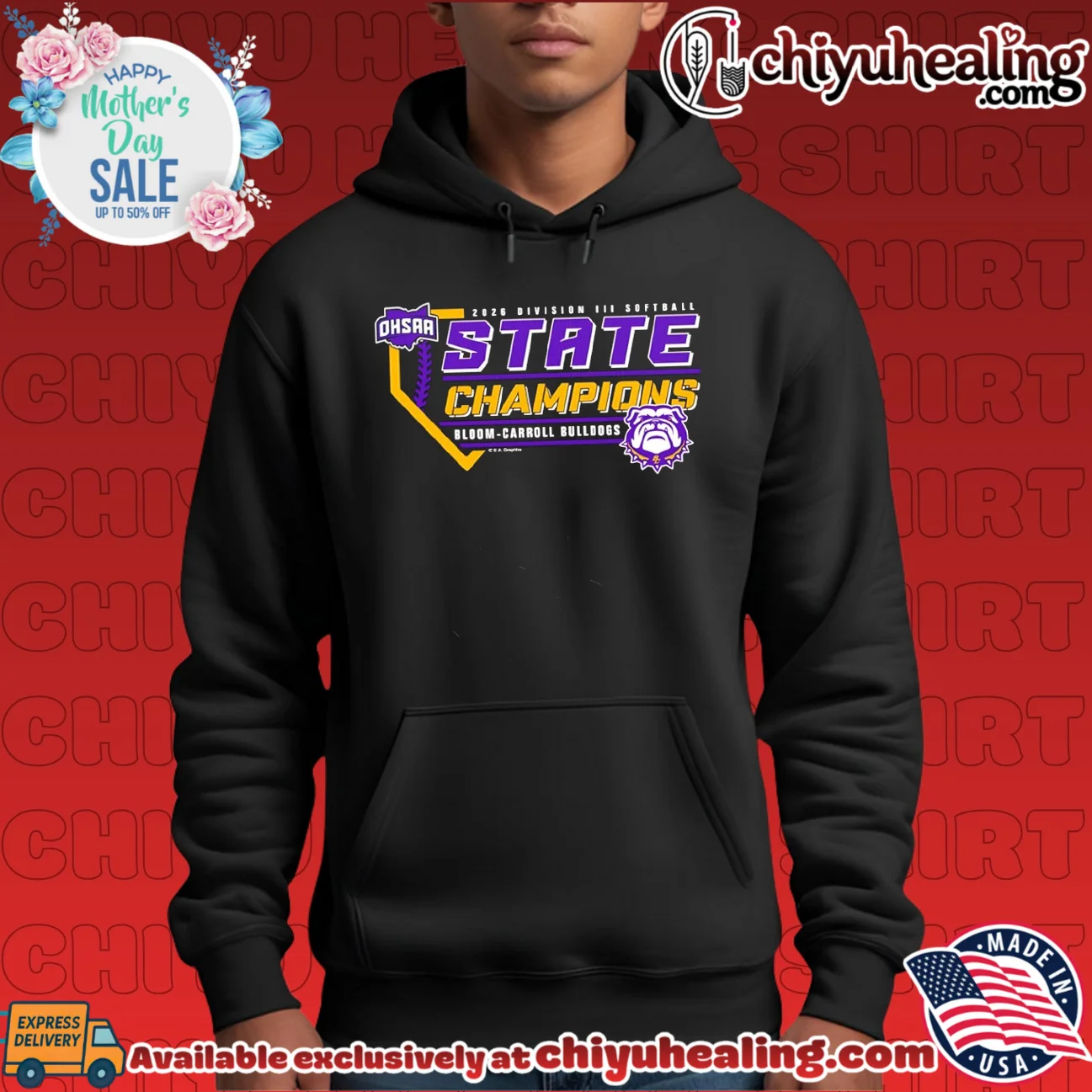 Bloom-Carroll Bulldogs 2026 OHSAA Softball D3 State Champions shirt iconic shirt & hoodie | Exclusive Fan Gear Bloom-Carroll Bulldogs 2026 OHSAA Softball D3 State Champions shirt iconic shirt & hoodie | Exclusive Fan Gear