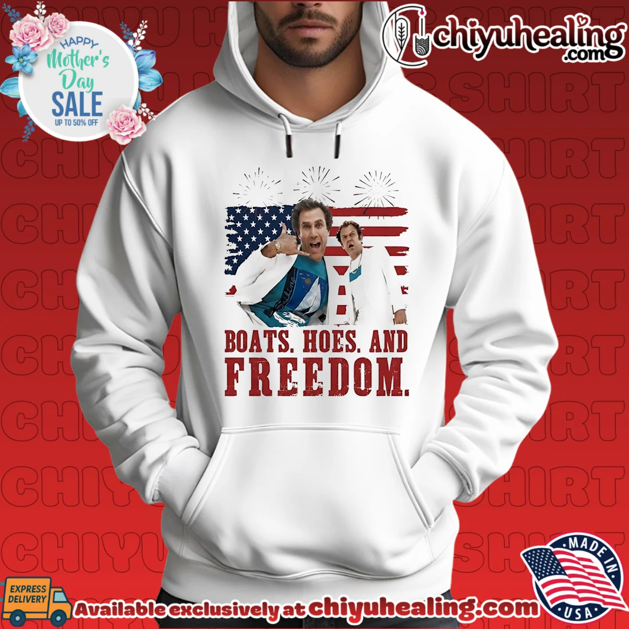 Boats Hoes and Freesom 4th of July shirt & hoodie Boats Hoes and Freesom 4th of July shirt & hoodie