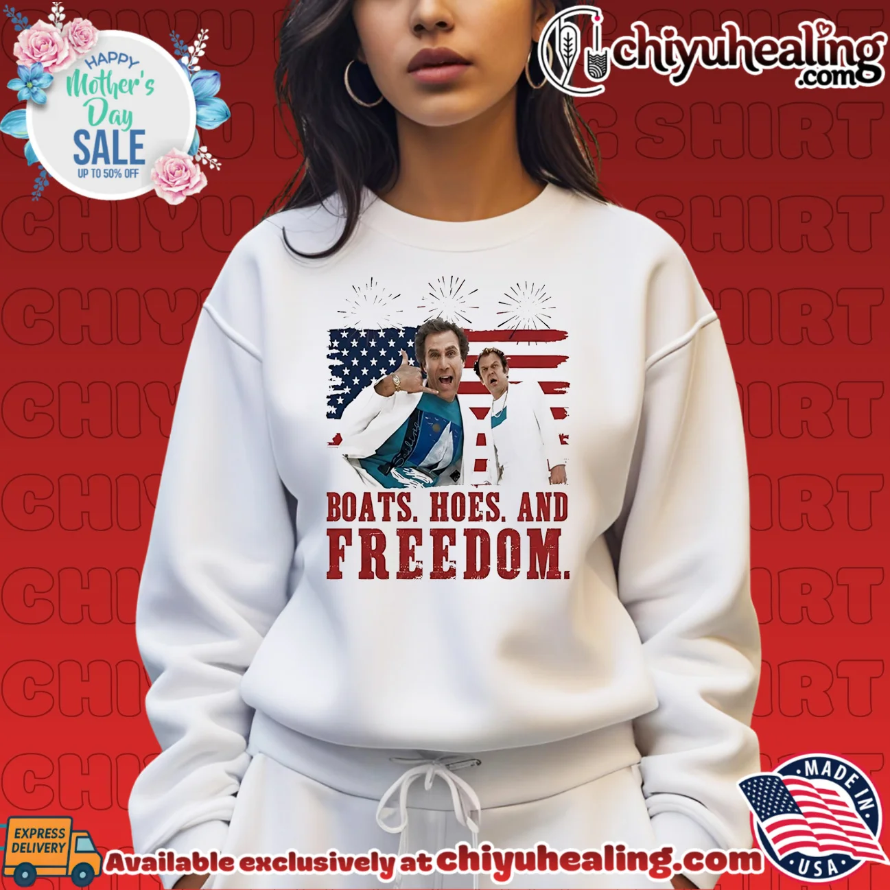 Boats Hoes and Freesom 4th of July shirt & hoodie Boats Hoes and Freesom 4th of July shirt & hoodie