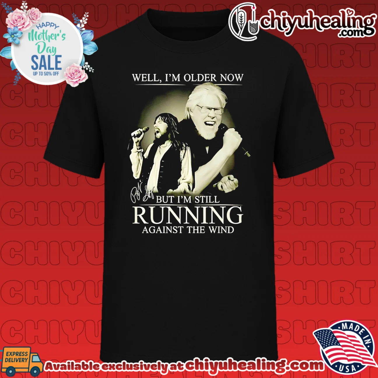 Bob Seger well I'm older now but I'm still running against the wind vintage