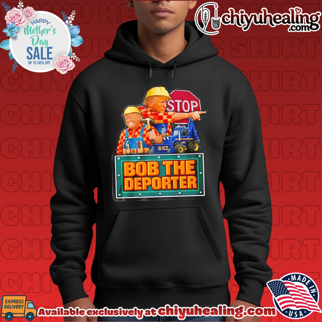 Bob the Deporter Satirical Design Political shirt & hoodie Bob the Deporter Satirical Design Political shirt & hoodie