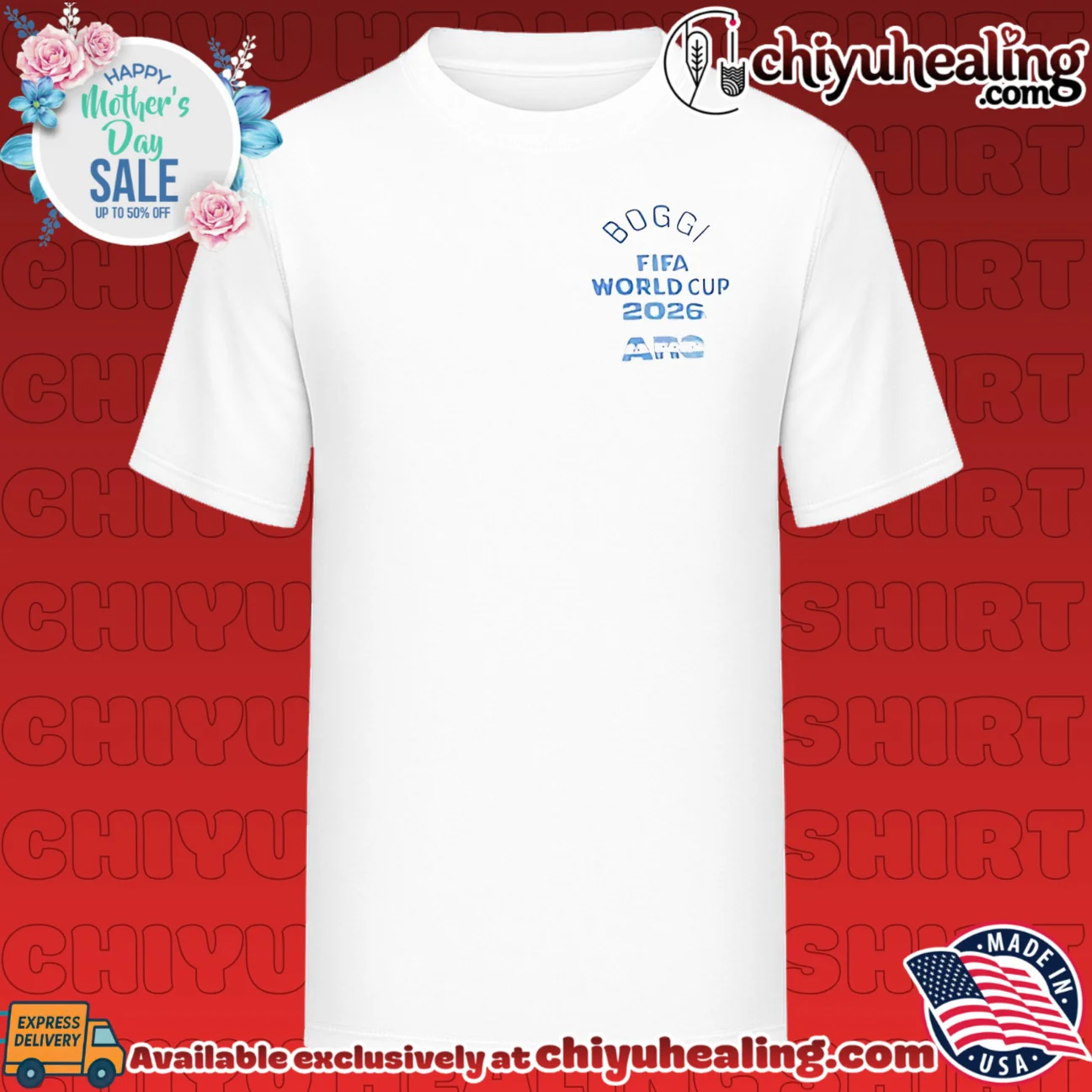 Boggi FIFA World Cup 2026 DRU Argentina flag shirt