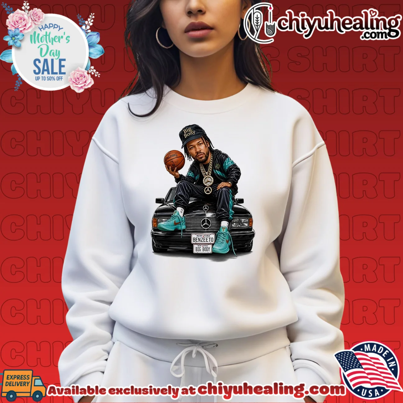Boldy James on black Mercedes-Benz vintage shirt timeless shirt & hoodie | Exclusive Fan Gear Boldy James on black Mercedes-Benz vintage shirt