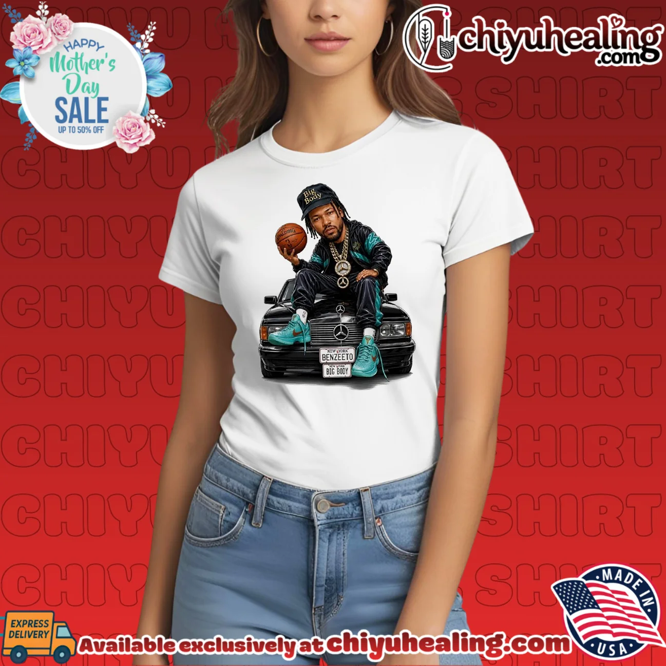 Boldy James on black Mercedes-Benz vintage shirt timeless shirt & hoodie | Exclusive Fan Gear Boldy James on black Mercedes-Benz vintage shirt