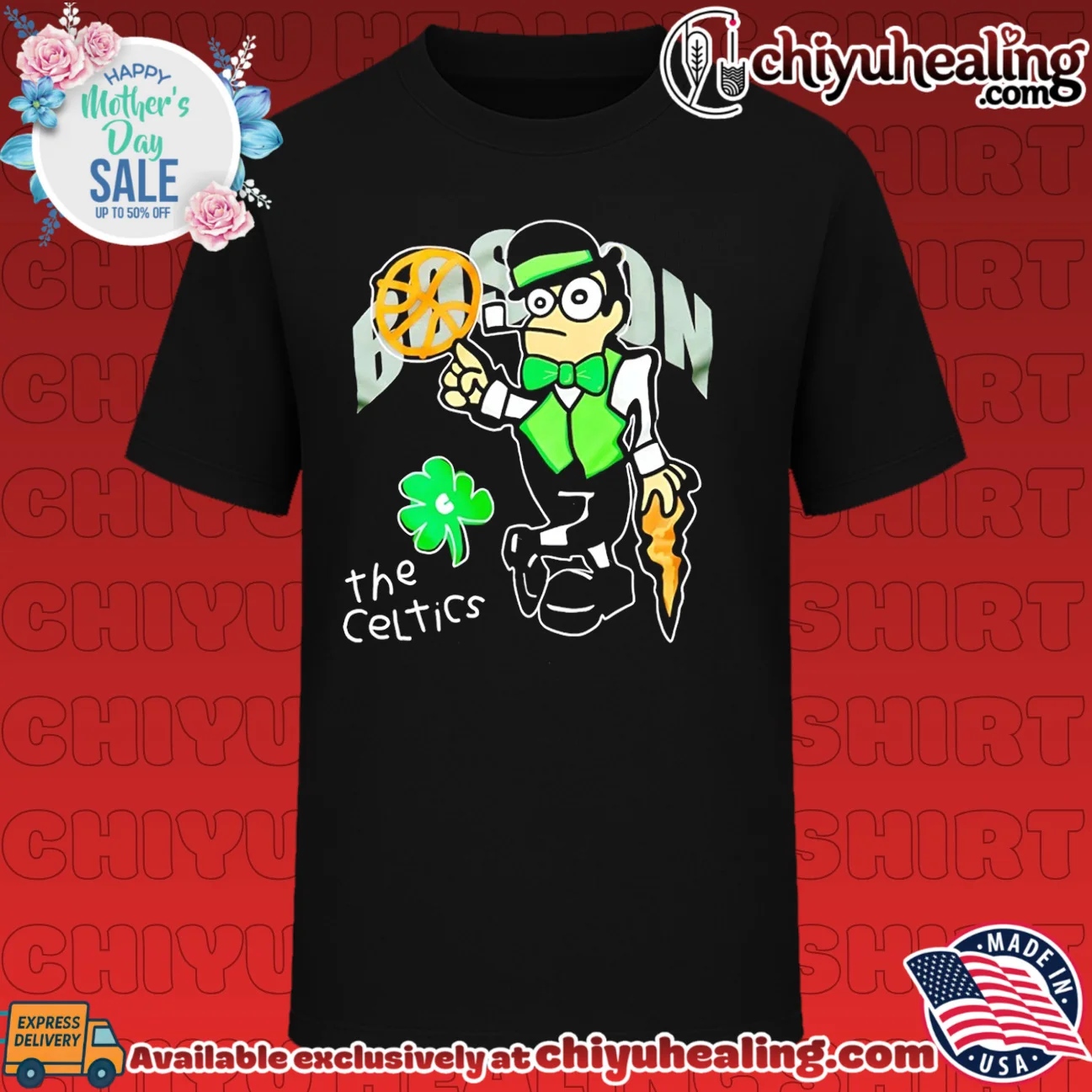 Boston Celtics 2026 Mascot Lucky the Leprechaun shirt & hoodie