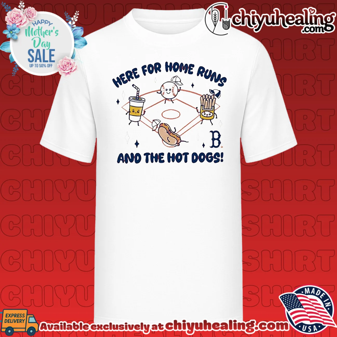 Boston Red Sox Snack here for home runs and the hot dogs