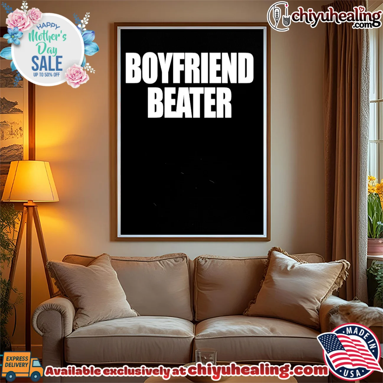 Boyfriend beater text original shirt & hoodie | Official Style Drop Boyfriend beater text