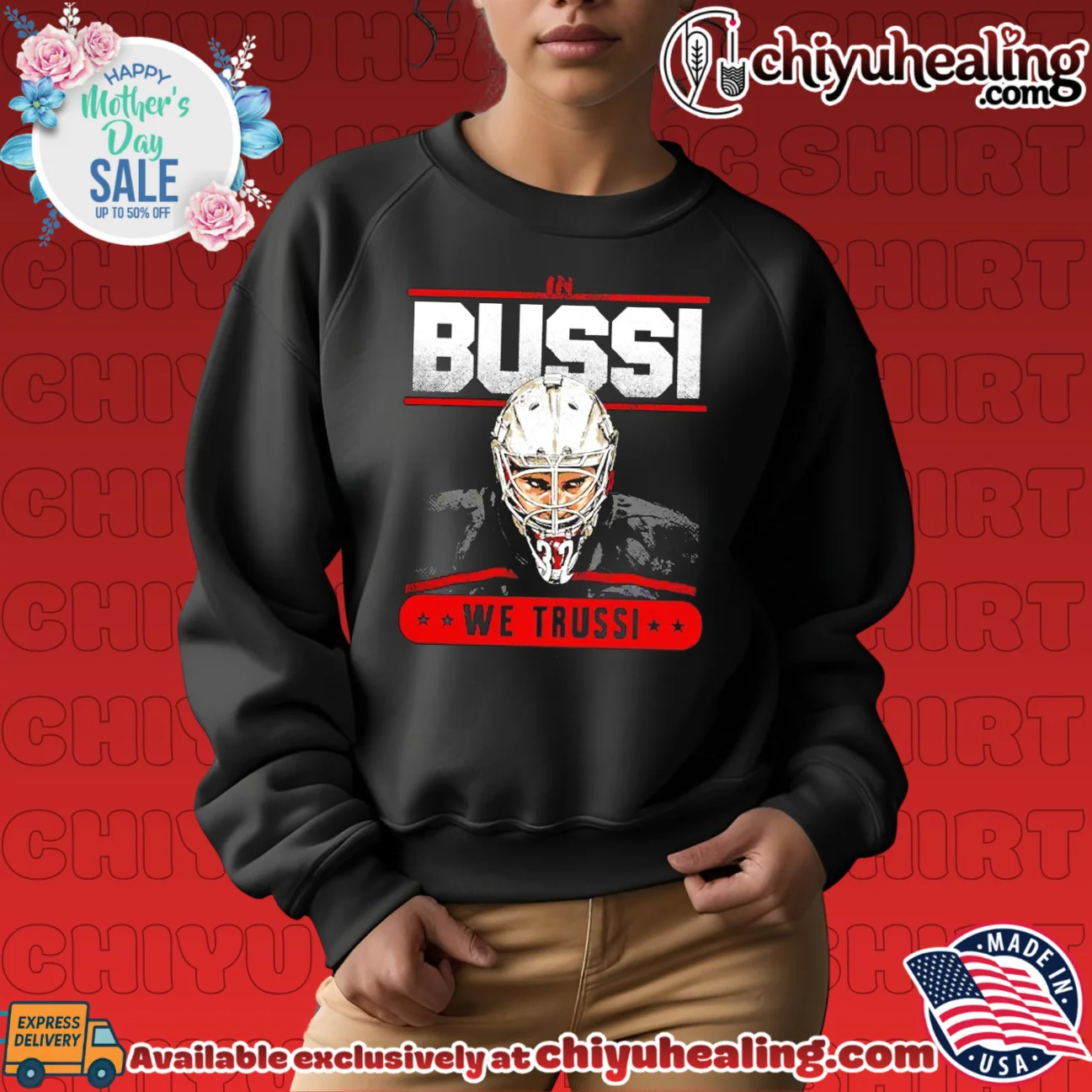 Brandon Bussi Carolina hockey we Trussi custom shirt & hoodie | Iconic Look Brandon Bussi Carolina hockey we Trussi