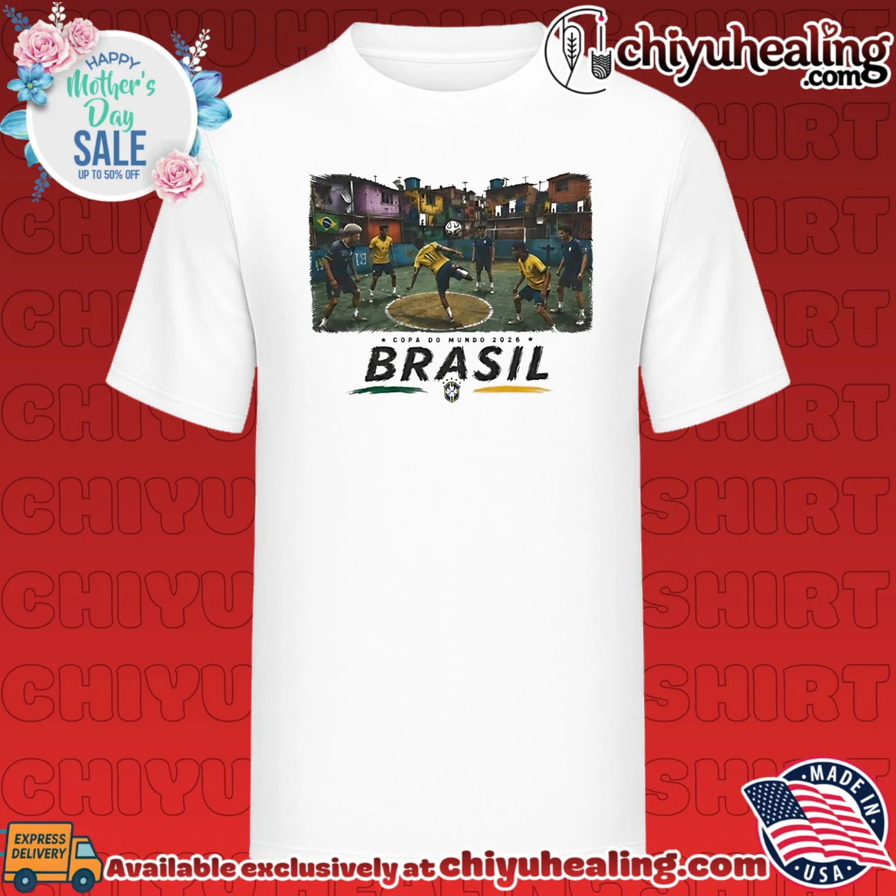 Brasil Copa do Mundo 2026 soccer player illustrated