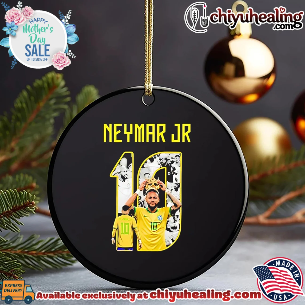 Brazil national football team Neymar Jr wearing crown hype shirt & hoodie - Everyday Fit Brazil national football team Neymar Jr wearing crown