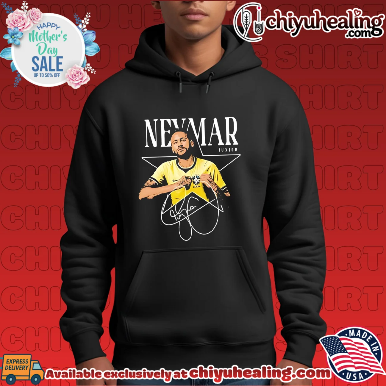 Brazil national team Neymar Jr signature elite shirt & hoodie | 2026 Edition Drop Brazil national team Neymar Jr signature elite shirt & hoodie | 2026 Edition Drop