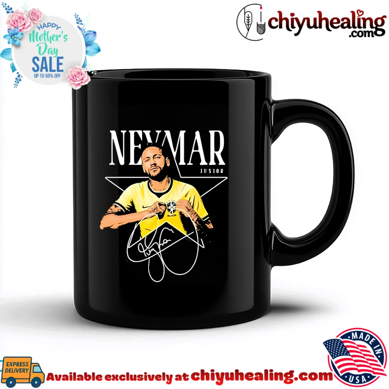 Brazil national team Neymar Jr signature elite shirt & hoodie | 2026 Edition Drop Brazil national team Neymar Jr signature