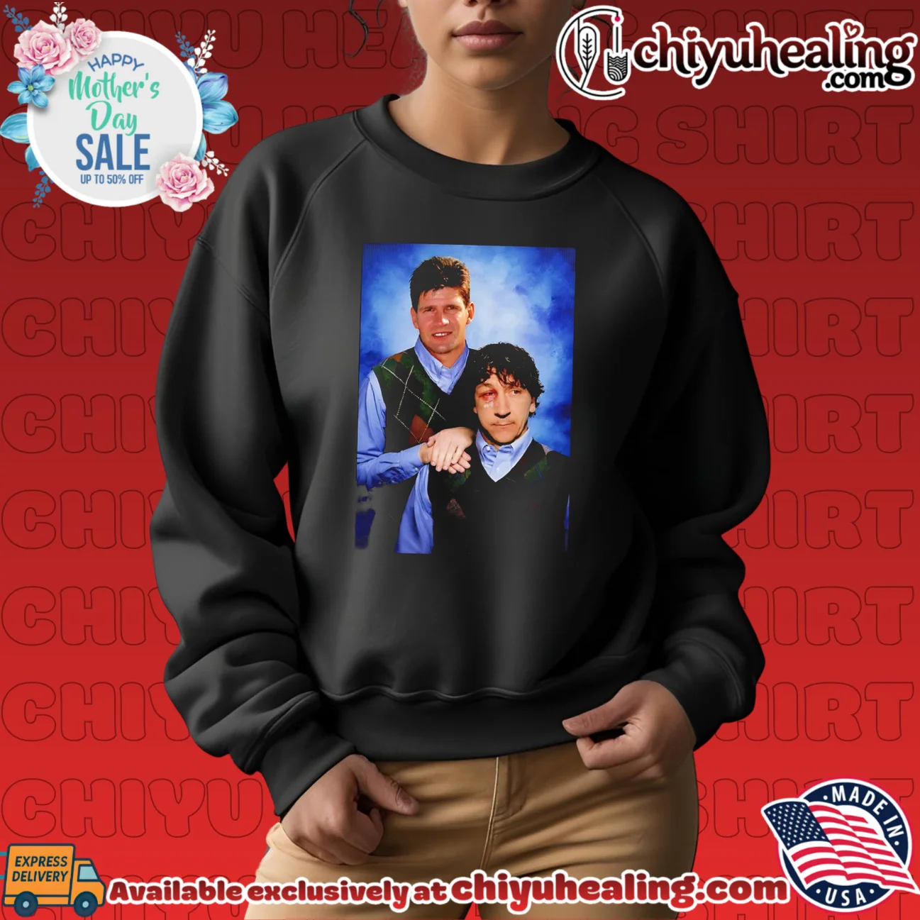 Brian Laws and Ivano Bonetti Grimsby Town Step Brothers shirt & hoodie Brian Laws and Ivano Bonetti Grimsby Town Step Brothers