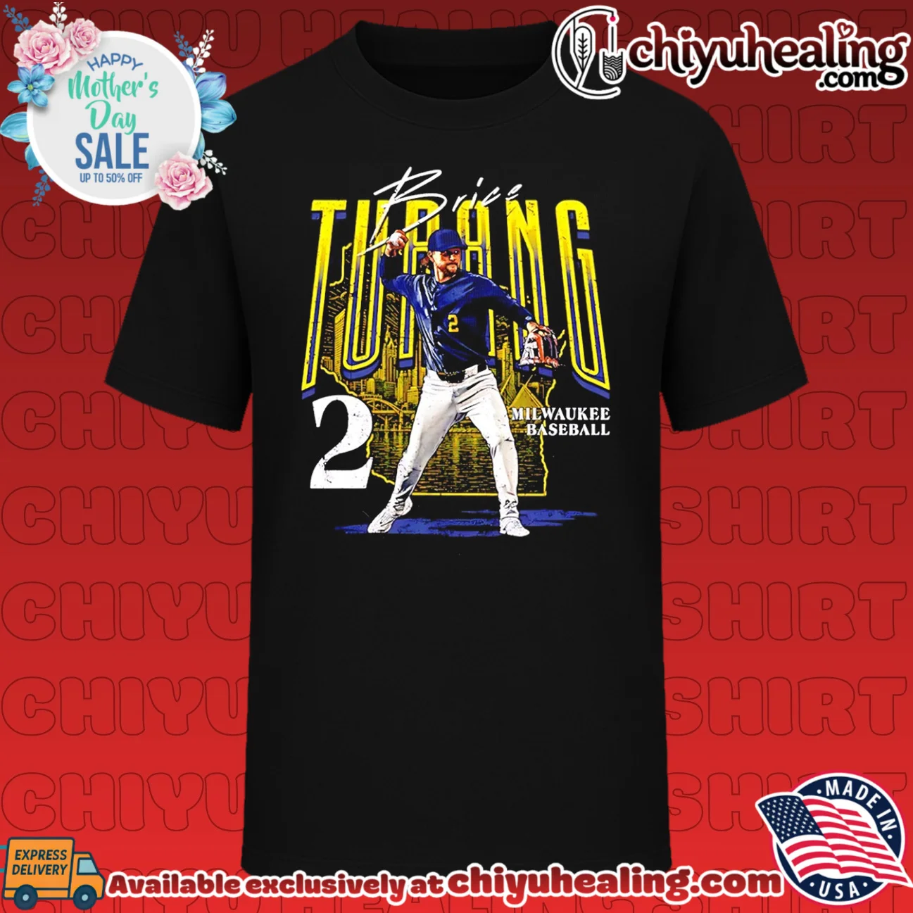 Brice Turang Milwaukee Brewers Player State signature shirt & hoodie