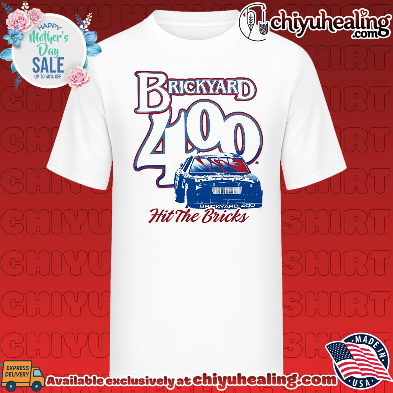 Brickyard 400 Hit the Bricks Indianapolis Motor Speedway shirt & hoodie