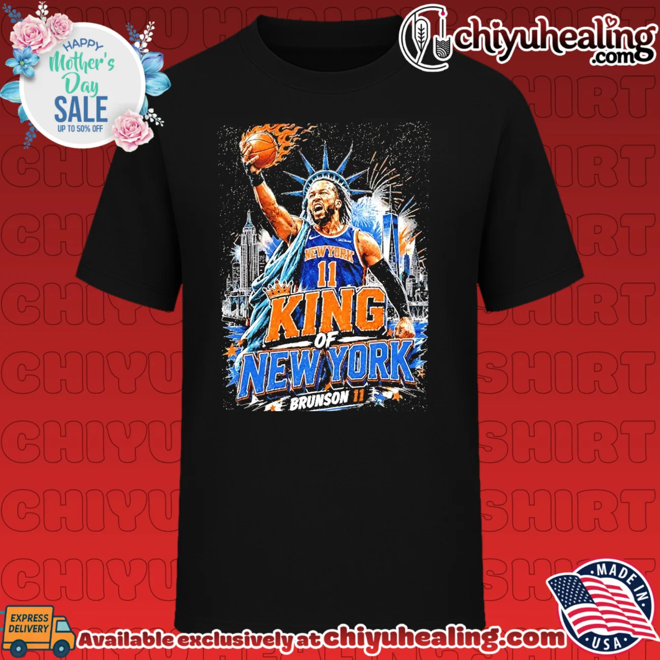 Brunson King of New York New York Knicks 2026 World Champions