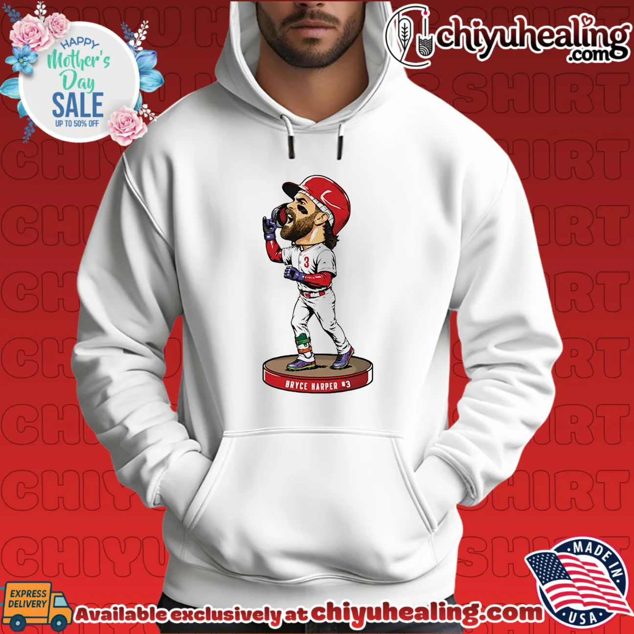 Bryce Harper Philadelphia Phillies Bobble Head ultimate shirt & hoodie | Aesthetic Apparel Bryce Harper Philadelphia Phillies Bobble Head ultimate shirt & hoodie | Aesthetic Apparel