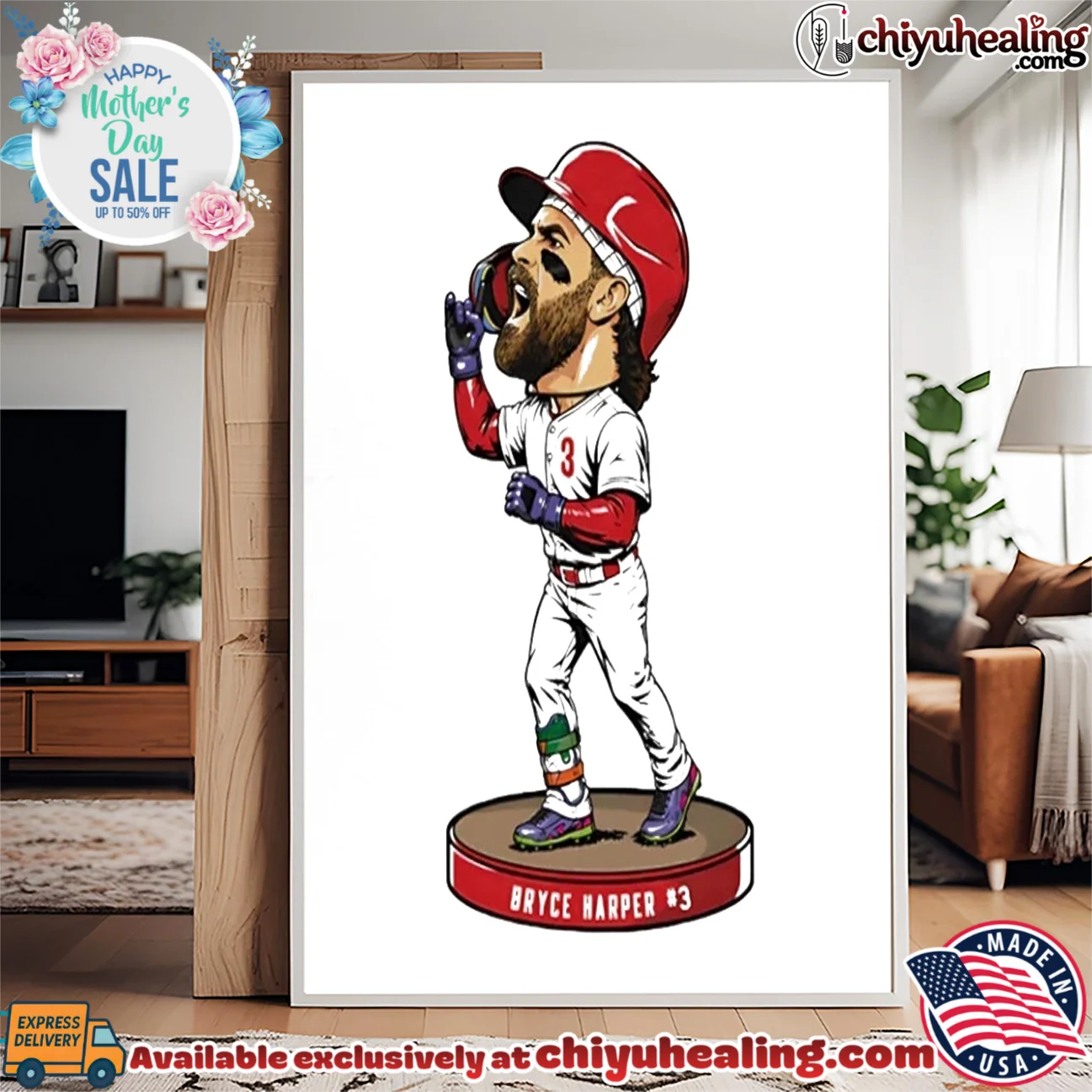 Bryce Harper Philadelphia Phillies Bobble Head ultimate shirt & hoodie | Aesthetic Apparel Bryce Harper Philadelphia Phillies Bobble Head