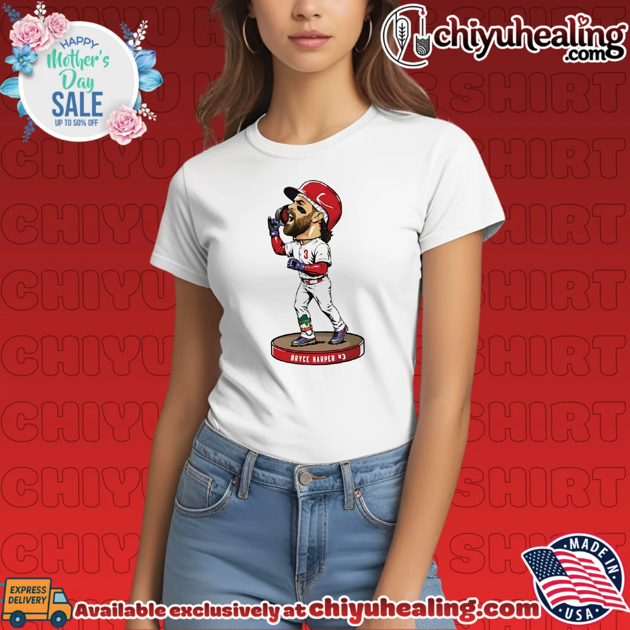 Bryce Harper Philadelphia Phillies Bobble Head ultimate shirt & hoodie | Aesthetic Apparel Bryce Harper Philadelphia Phillies Bobble Head