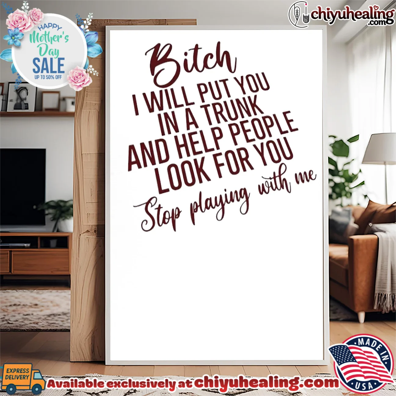 Btich i will put you in a trunk and help people look for you stop playing with me statement shirt & hoodie - Ultimate Gift Edition Btich i will put you in a trunk and help people look for you stop playing with me