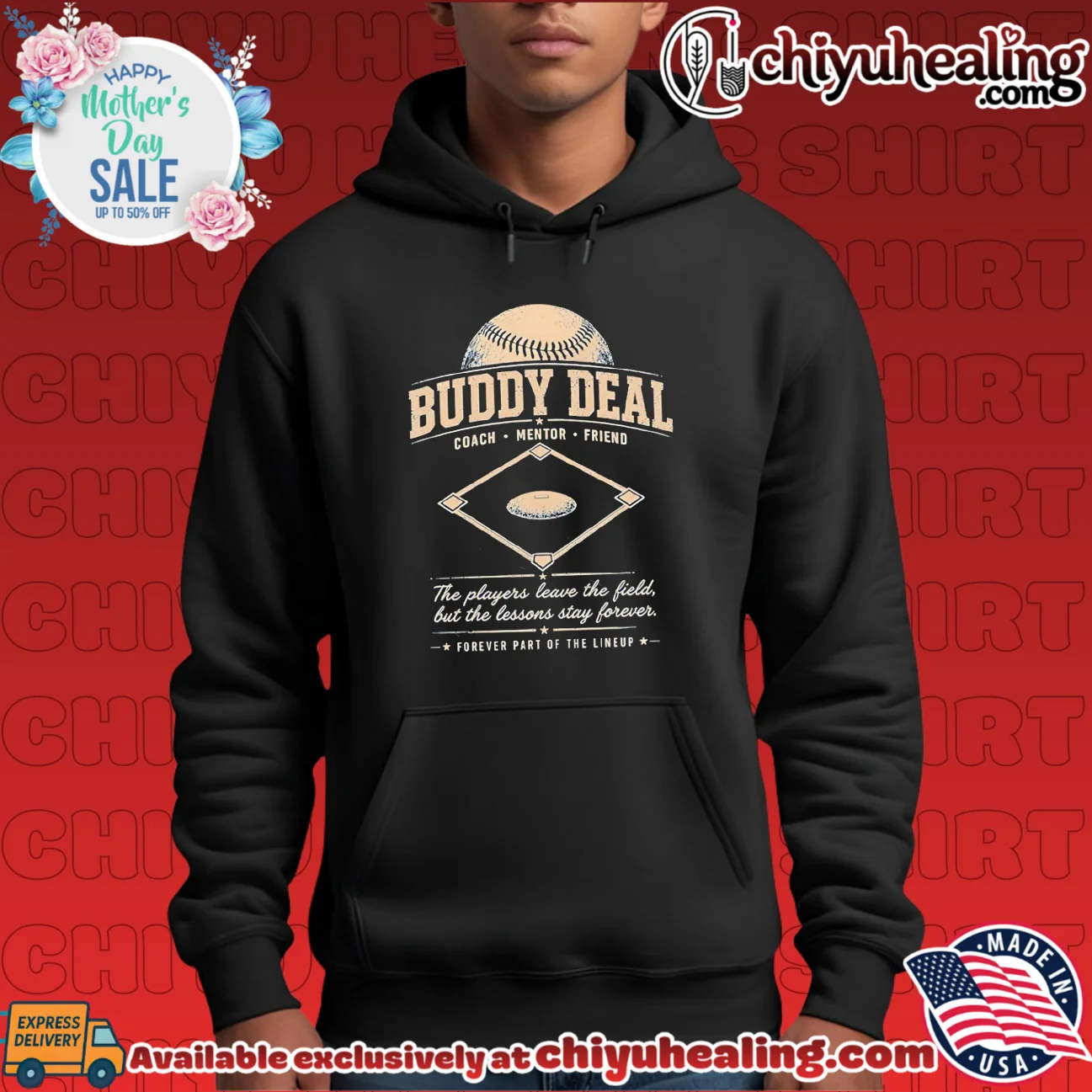 Buddy Deal the players leave the field but the lessons stay forever vintage classic shirt & hoodie - Everyday Fit Buddy Deal the players leave the field but the lessons stay forever vintage classic shirt & hoodie - Everyday Fit