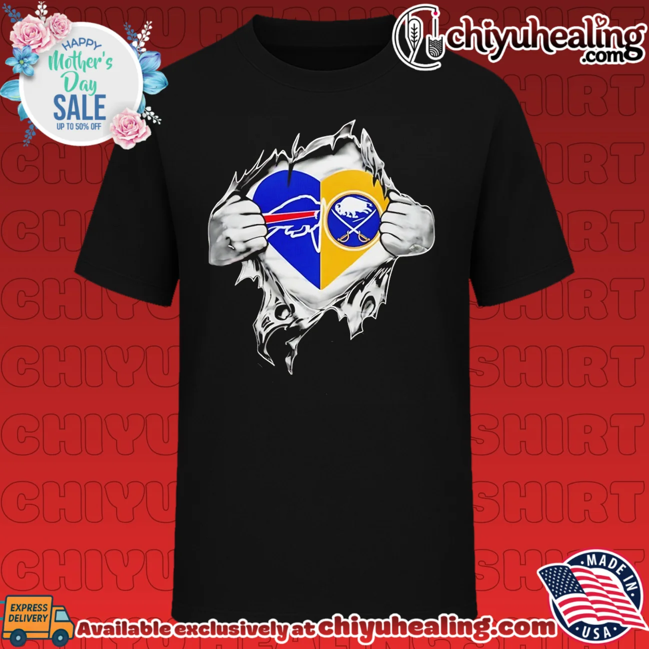 Buffalo Bills and Buffalo Sabres It Is in My Heart shirt & hoodie