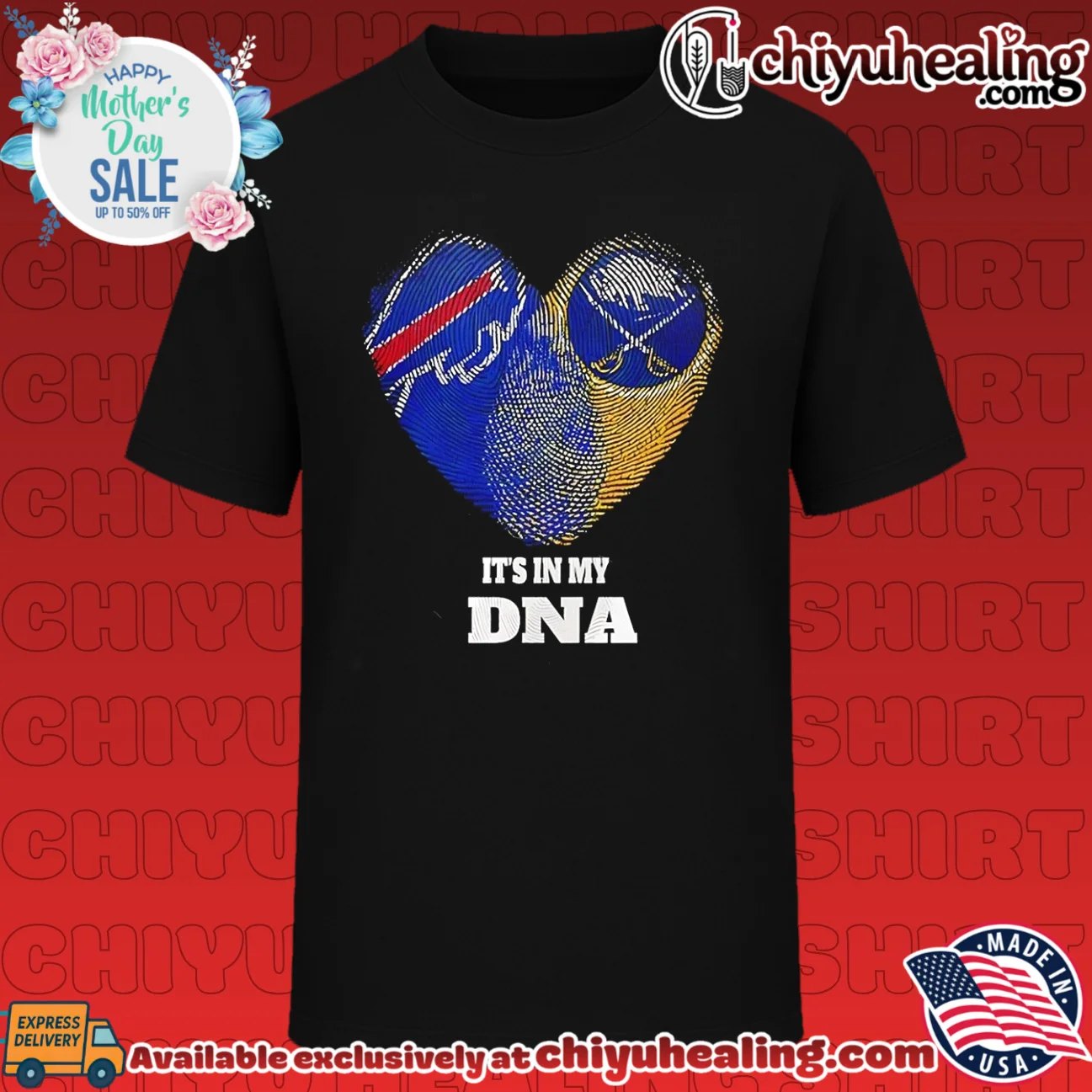 Buffalo Bills and Buffalo Sabres it's in my DNA vintage
