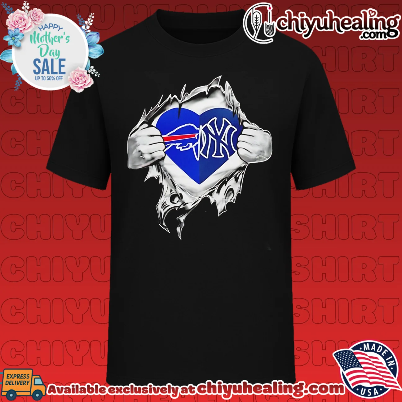 Buffalo Bills and New York Yankees It Is in My Heart shirt & hoodie