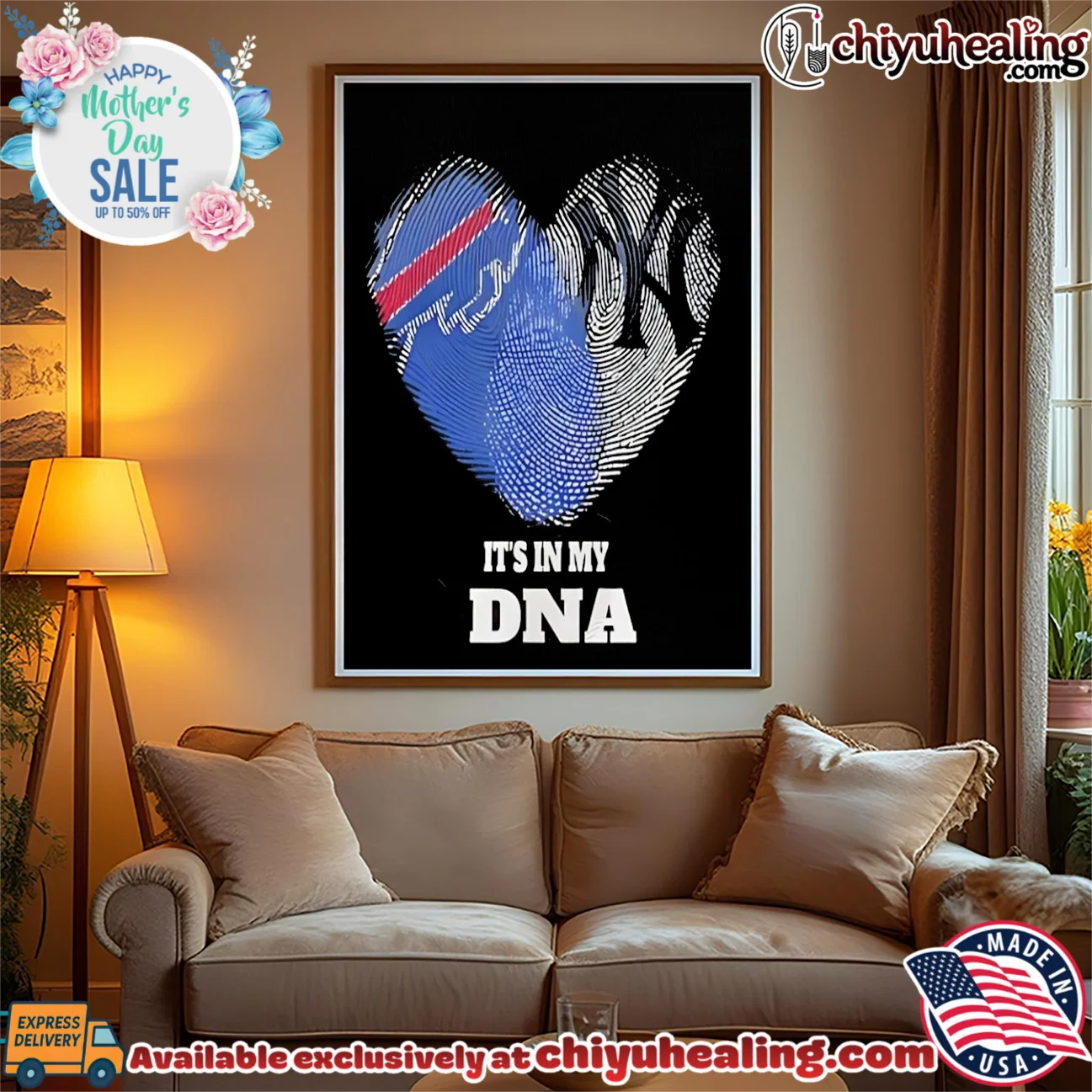 Buffalo Bills and New York Yankees it's in my DNA shirt & hoodie Buffalo Bills and New York Yankees it's in my DNA shirt & hoodie