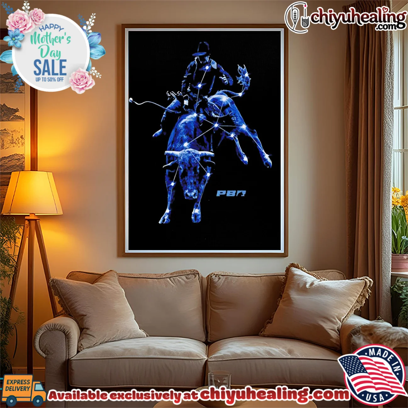 Bull Rider PBR Space Cowboy graphic vintage shirt & hoodie | Exclusive Fan Gear Bull Rider PBR Space Cowboy graphic