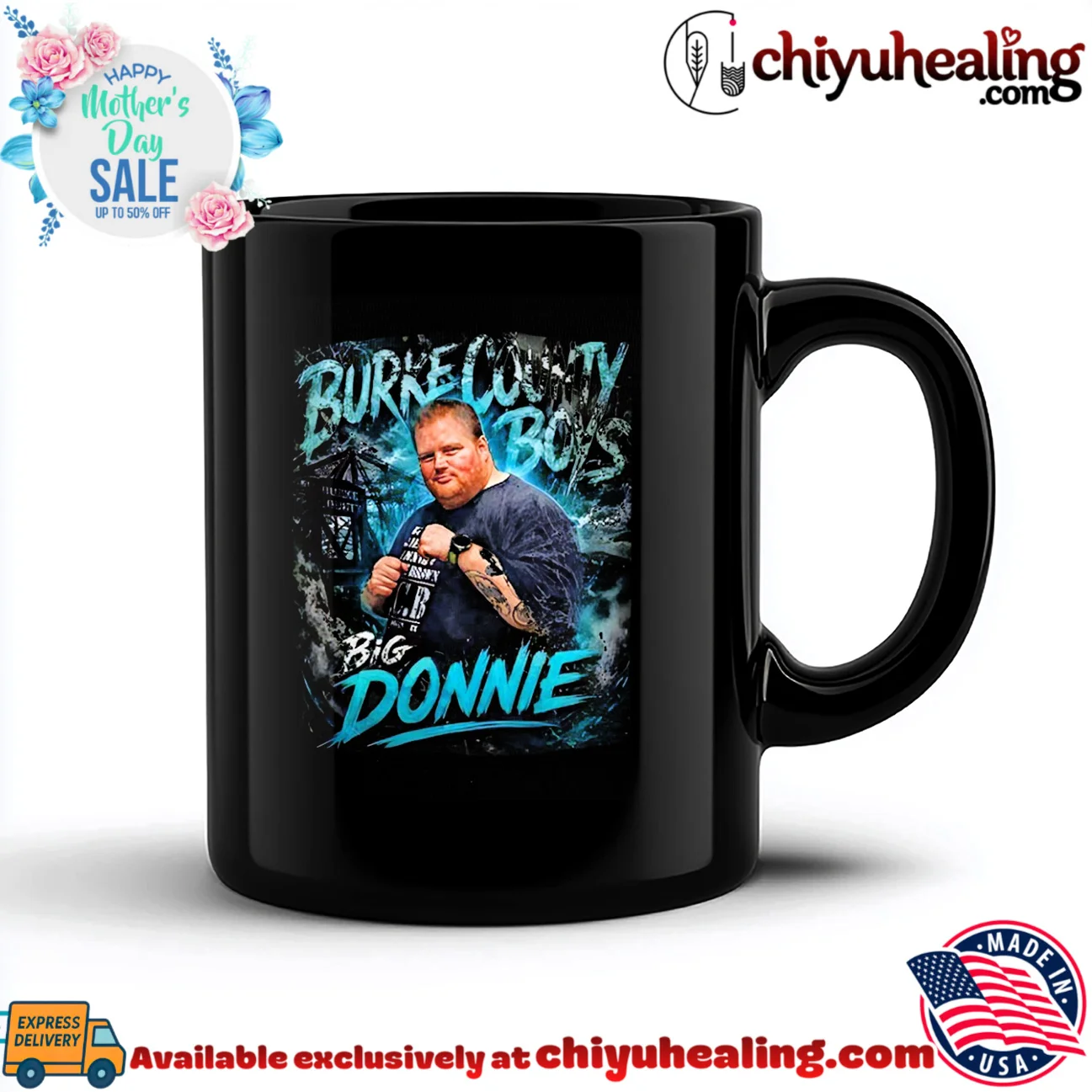 Burke County boys Big Donnie portrait grail shirt & hoodie - Ultimate Tribute Merch Burke County boys Big Donnie portrait
