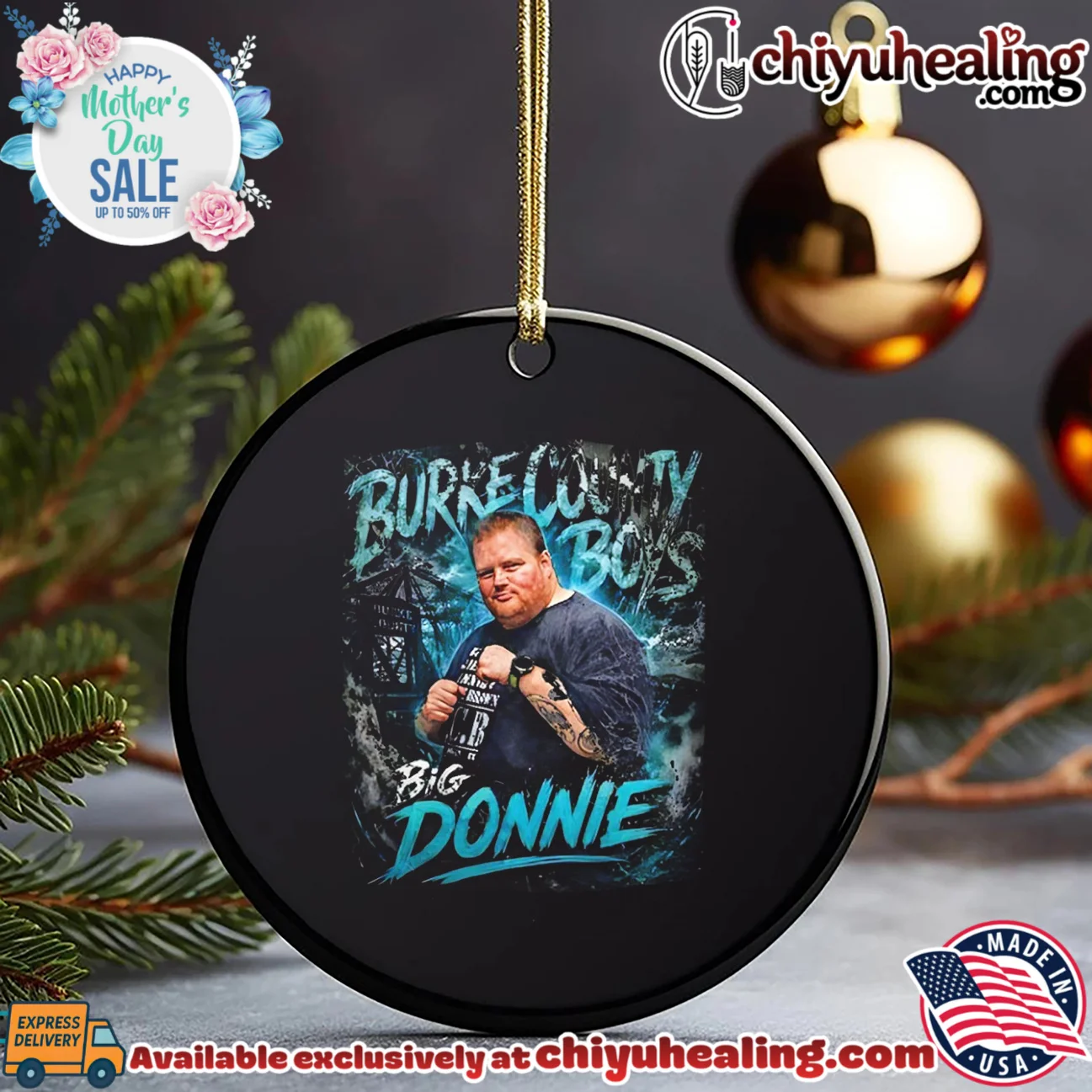 Burke County boys Big Donnie portrait grail shirt & hoodie - Ultimate Tribute Merch Burke County boys Big Donnie portrait