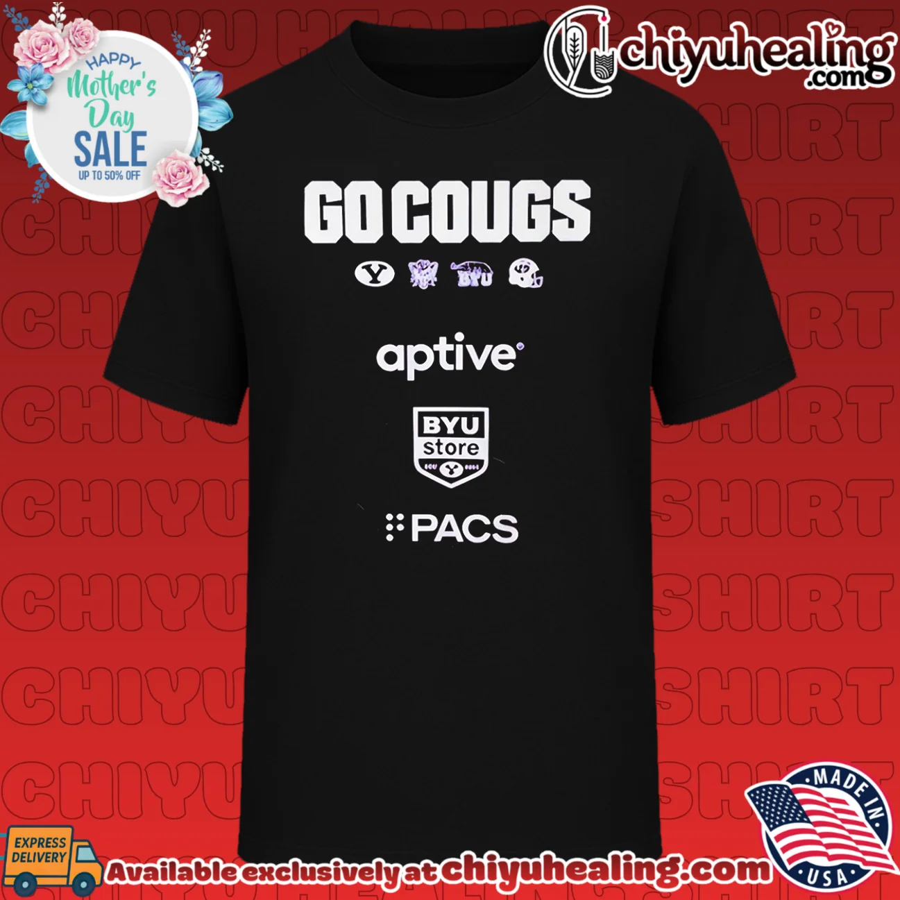 BYU Football Gameday Go Cougs logos