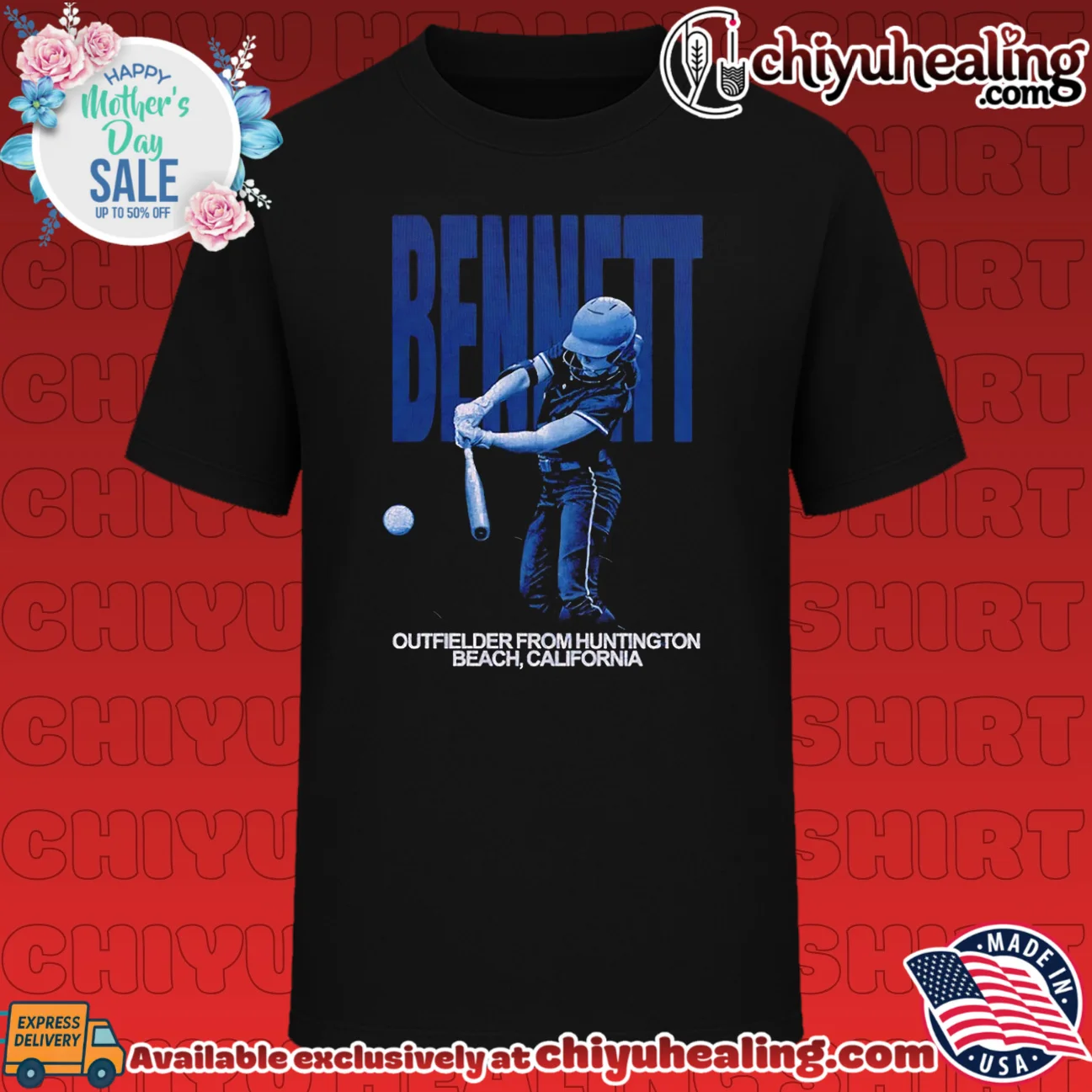 Cali Bennett Outfielder from Huntington Beach California shirt & hoodie