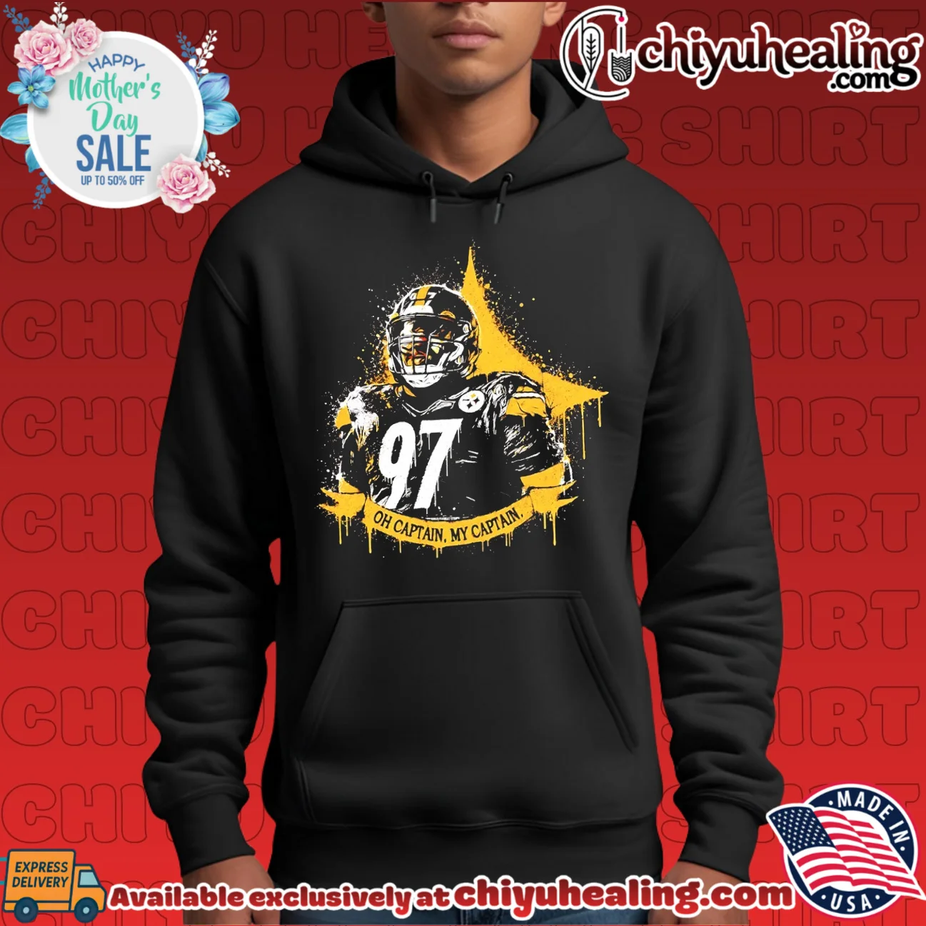 Cameron heyward Pittsburgh Steelers oh Captain my Captain Cameron heyward Pittsburgh Steelers oh Captain my Captain