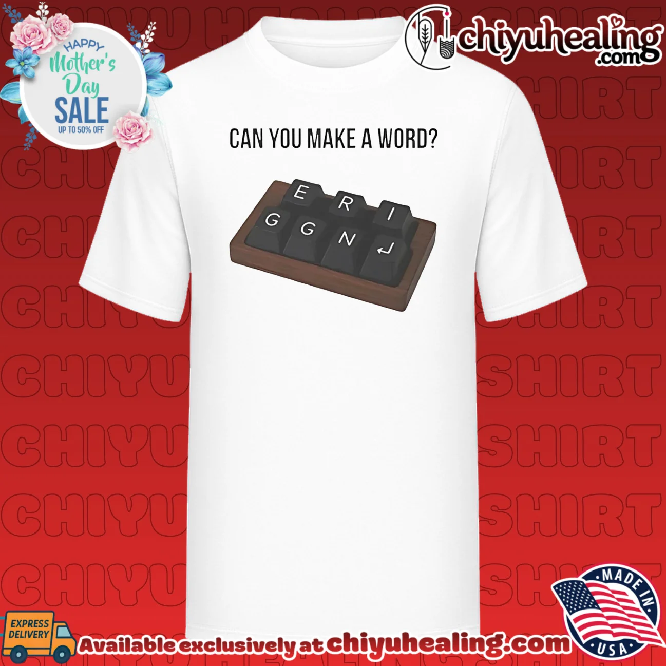 Can you make a word with this keyboard graphic shirt & hoodie