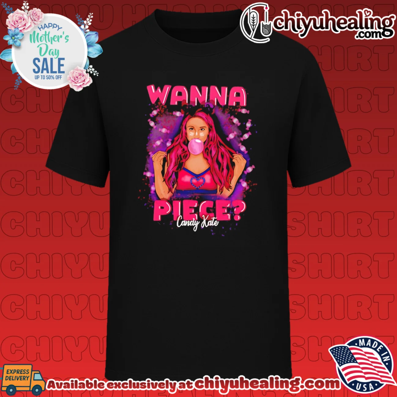 Candy Kate wanna piece wrestling bubblegum