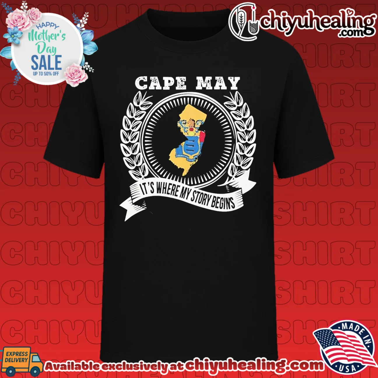 Cape May it's where my story begins shirt & hoodie
