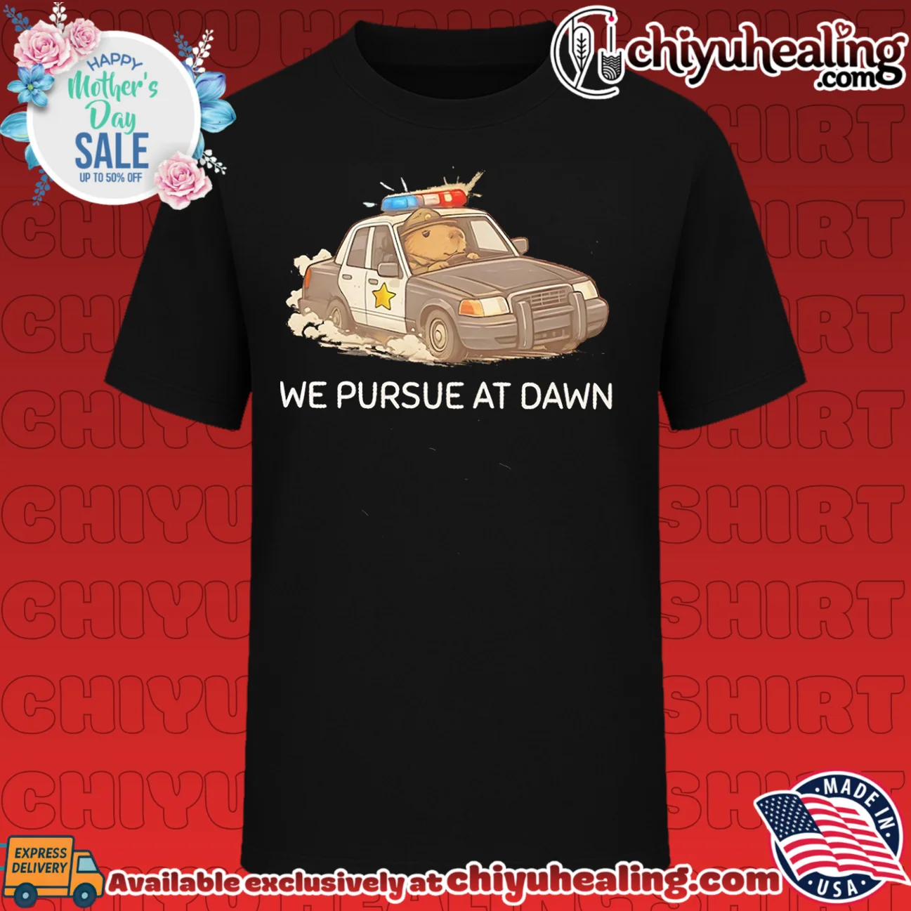Capybara Police Officer We Pursue at Dawn