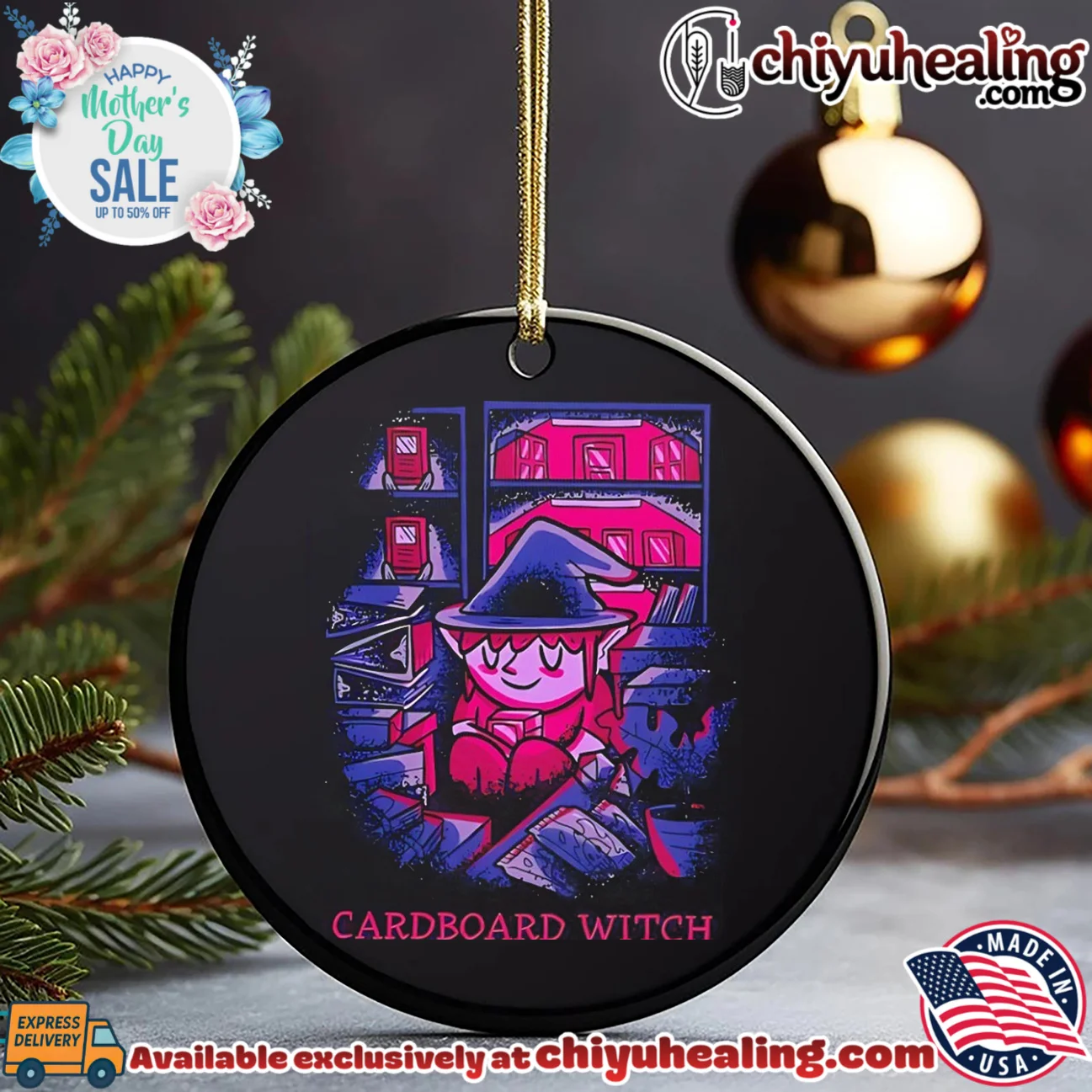 Cardboard Witch illustration shirt official shirt & hoodie - Ultimate Gift Edition Cardboard Witch illustration shirt