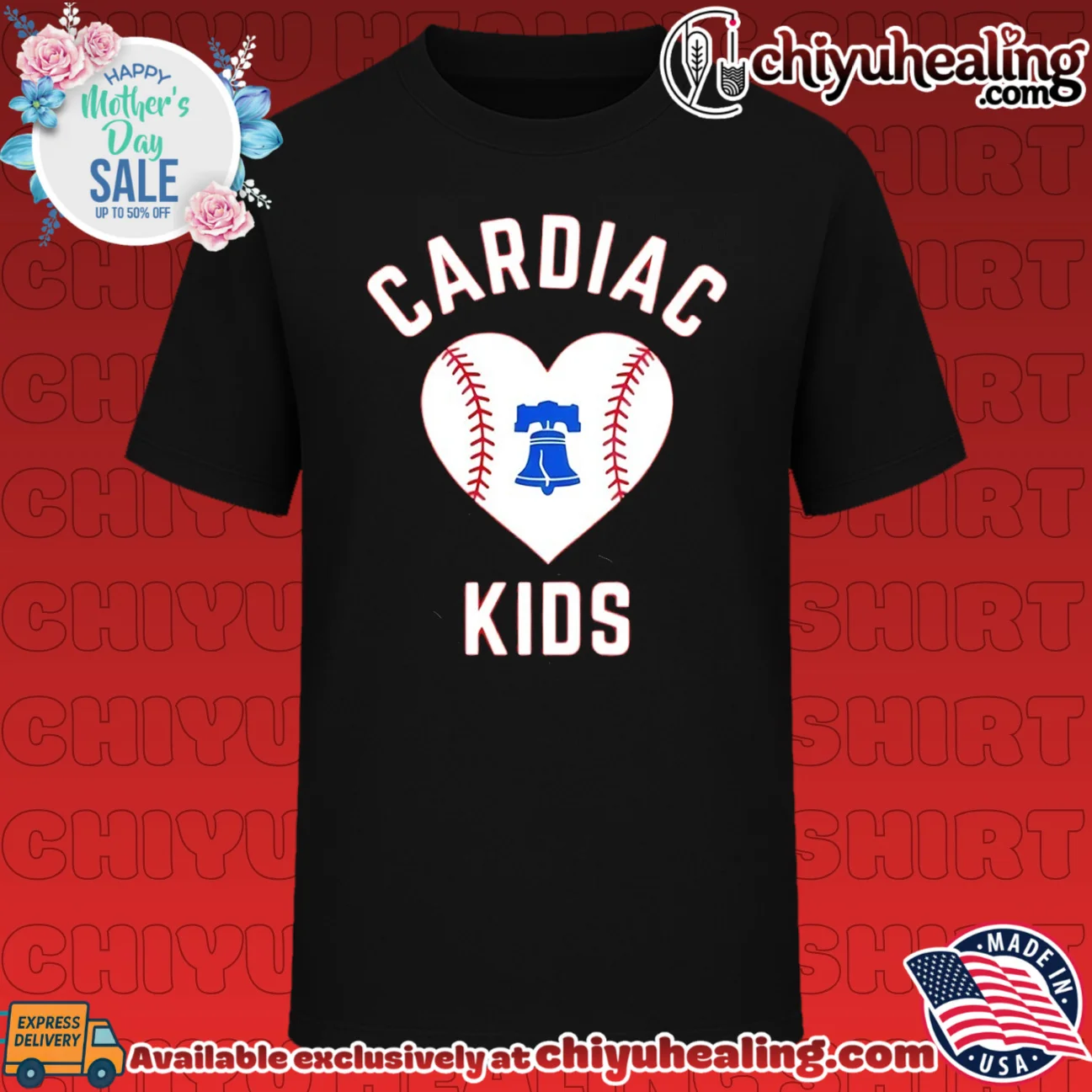 Cardiac Kids Philadelphia Phillies Liberty Bell shirt & hoodie